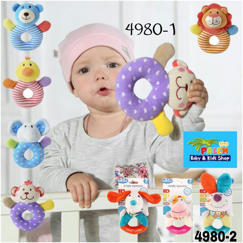 Carter love Rattle donut mainan boneka tangan bayi bunyi / baby toys animal rattle mainan bayi