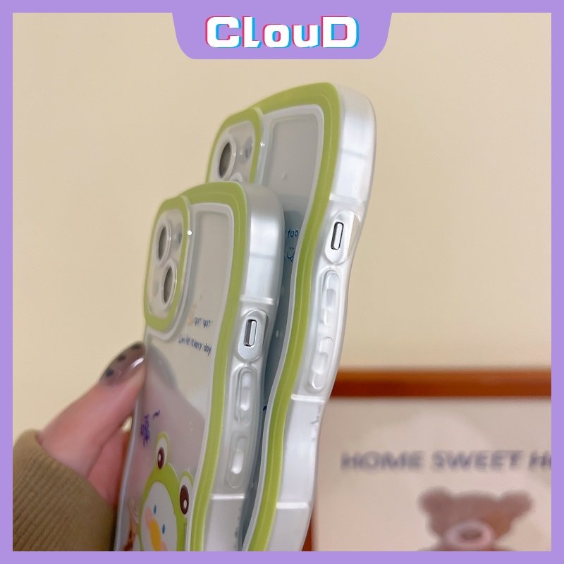 Vivo Y35 Y35 Y15s Y16 Y22 Y20 Y21 V20 V21 Y02s V25E Y75 V25 Y12 Y12s Y17 Y22s Y33s Y15 Y12i Y30 Y21s Y11 Y15A Y91 Y50 Y91C Y93 Wavy Edge Kartun Lucu Bebek Susu Teh Soft Tpu Casing Ponsel