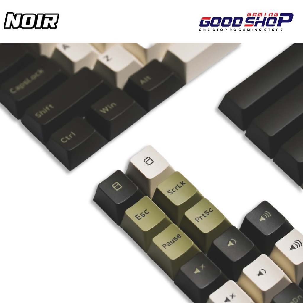 Noir Olive (168 Key Set) - Keycaps