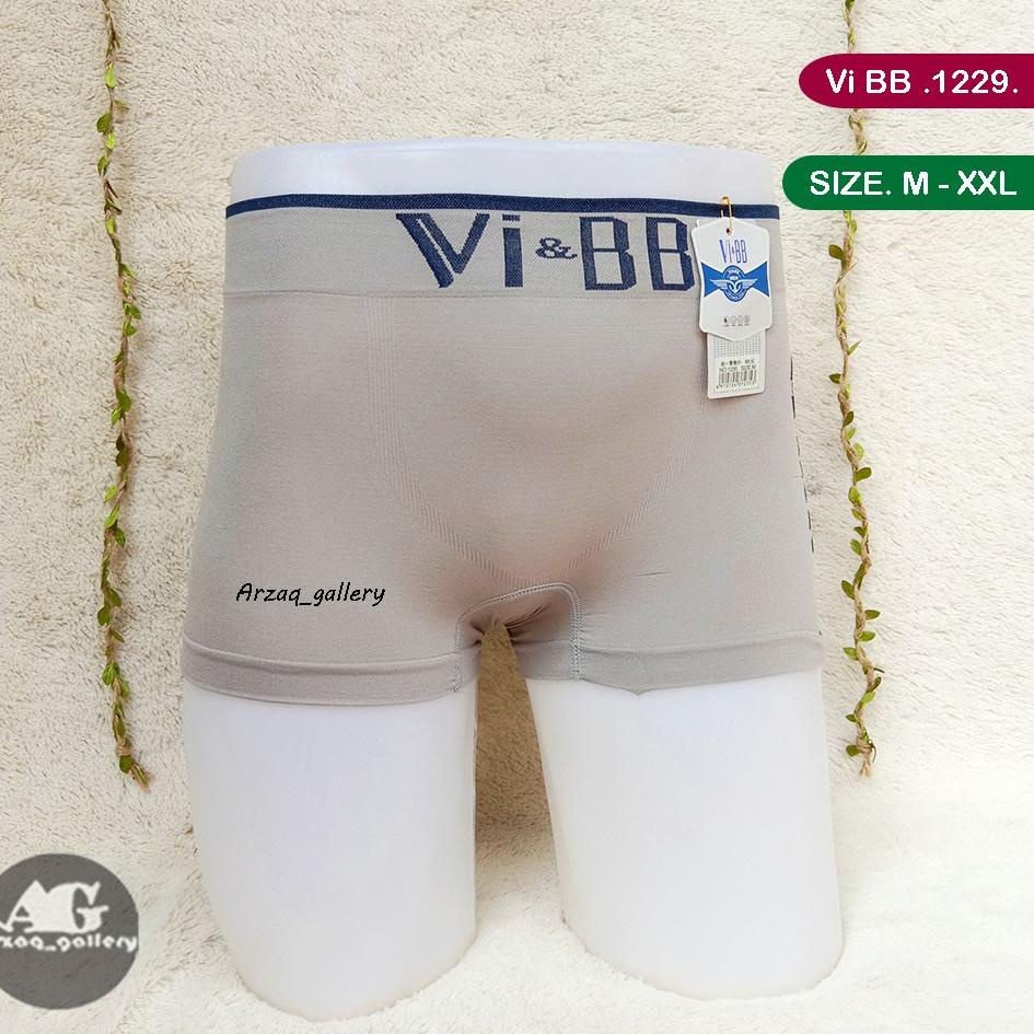 Bisa COD 3 Pcs - CD BOXER 1229 Celana dalam Pria Boxer Seamless VI BB / Boxer Pria / Celana Boxer / 