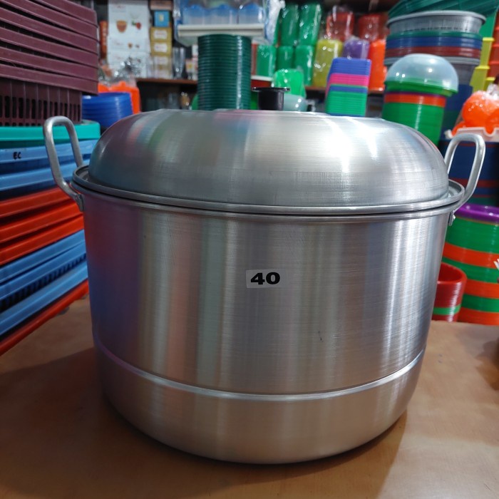 dandang kukusan aluminium hallo