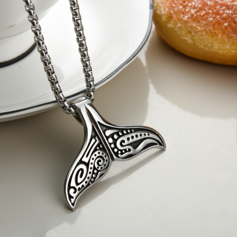 Keren Fashion Thunderbird Kalung Pria Phoenix Bentuk Alloy Liontin Hip Hop Pesta Perhiasan Hadiah