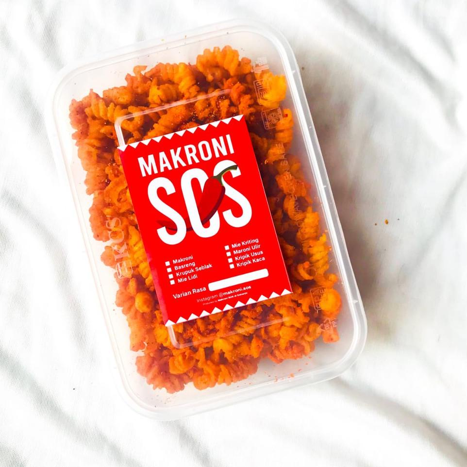 

➨ [KEMASAN BOX] Makaroni Spiral SOS Kemasan Box 150gr メ