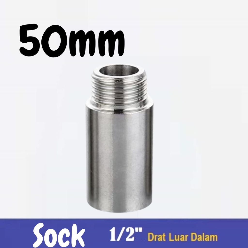 Sock Drat sok kran 1cm-5cm stainless steel 304 sok keran s/s