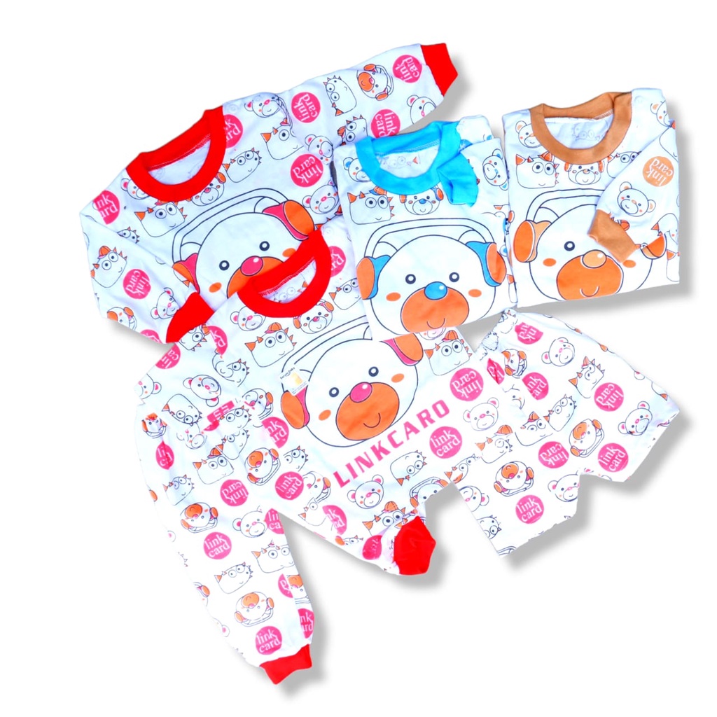 Set Setelan Baju Bayi SNI 3-18 Bulan Motif LinkCard