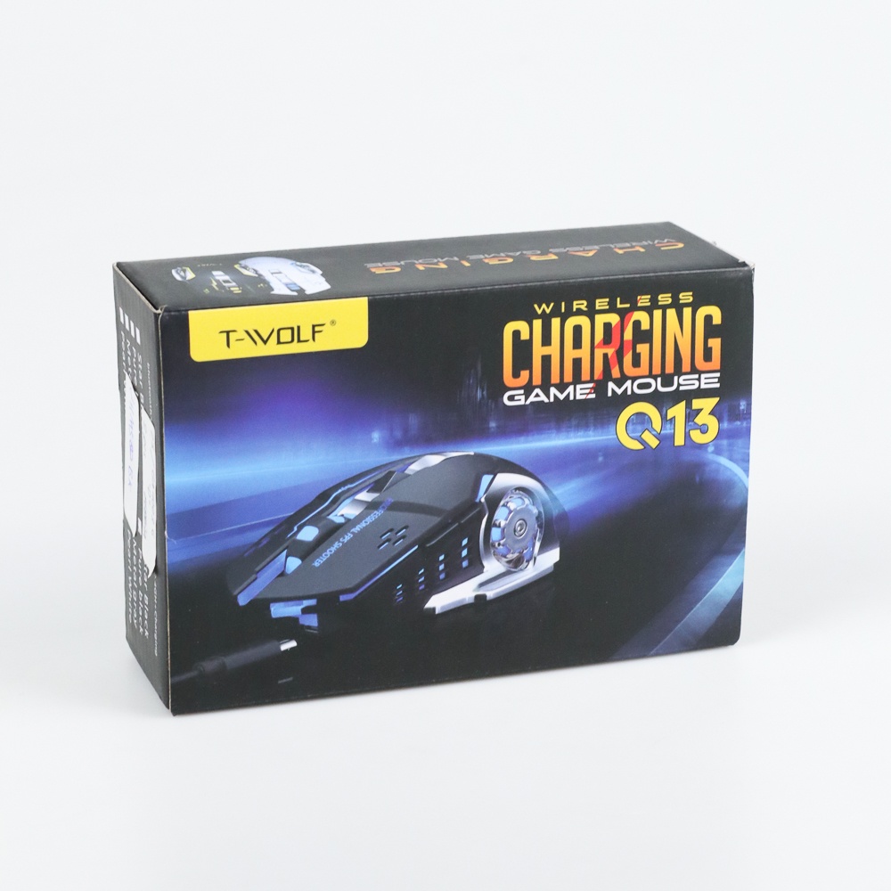 [GROSIR] Mouse Gaming / Wireless Gaming Mouse LED Light 2400 DPI - Black