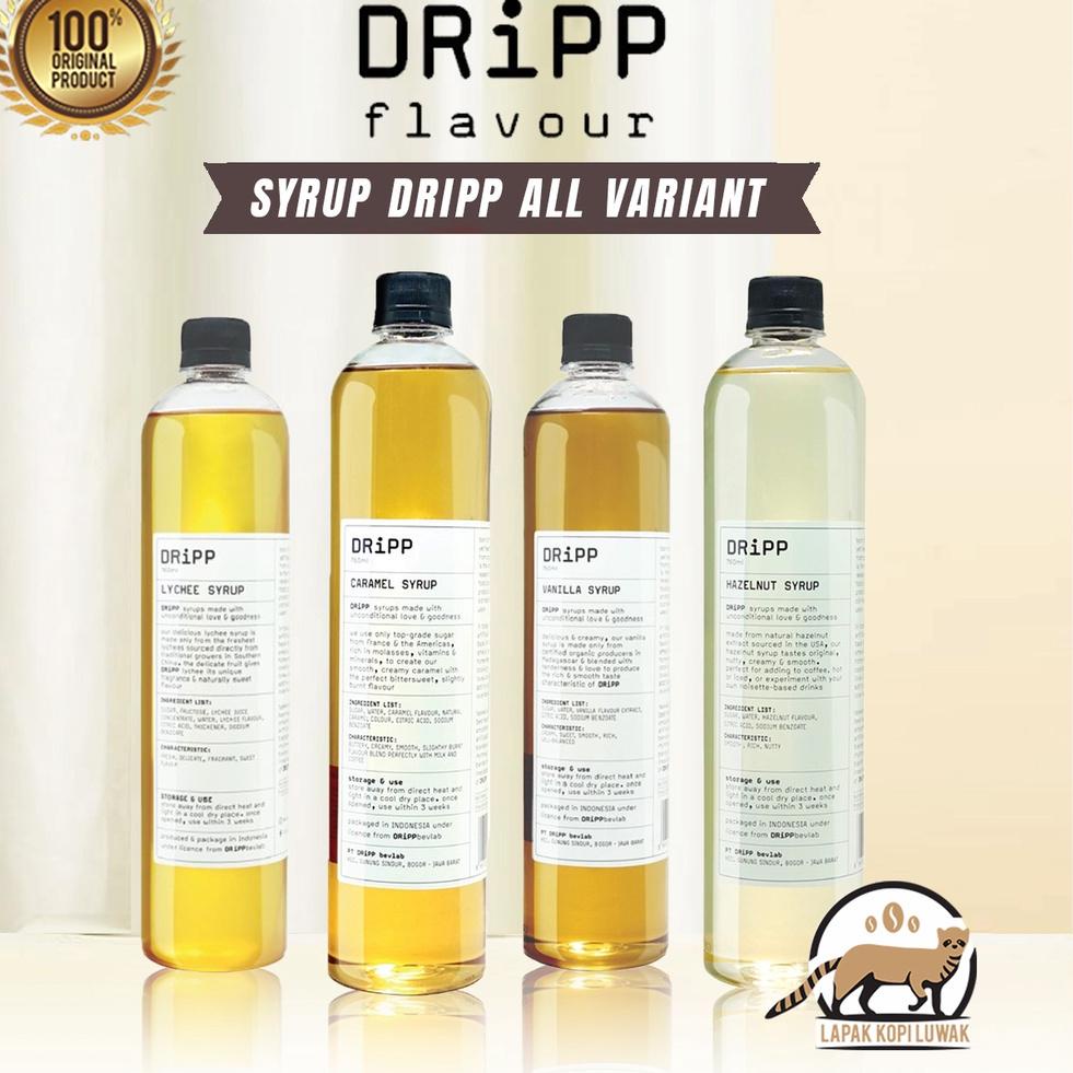 

vnn18 Dripp Syrup All Variant - Sirup Dripp Pandan, Caramel, Hazelnut, Vanilla, Lychee, Palm Sugar .,..,.,.,.