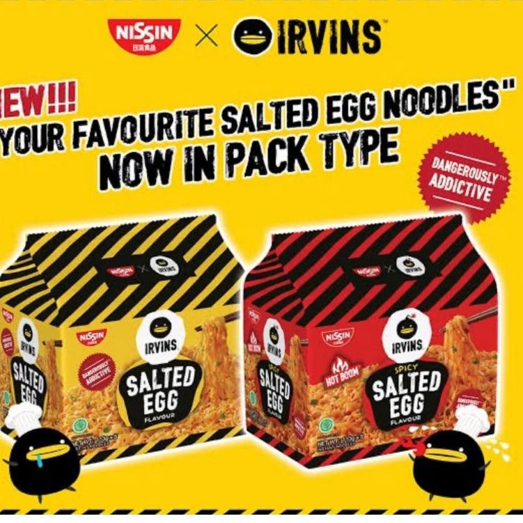 

[H[64 ㊛] Nissin Irvins Noodle Salted Egg Spicy Salted Egg Ecer-proses cepat