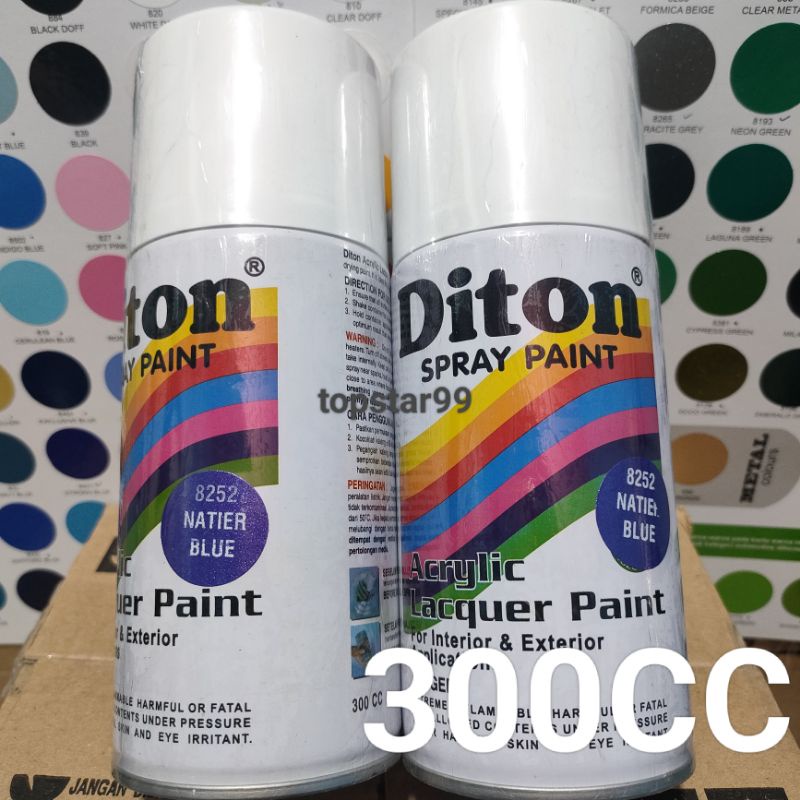 Pilok Pilox Cat Semprot Diton Natier Blue 8252 Biru 300cc /Besar