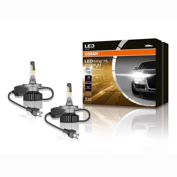 Lampu Utama Led Mobil Premium Osram H4 Hi/Low Garansi 1 Tahun #Original