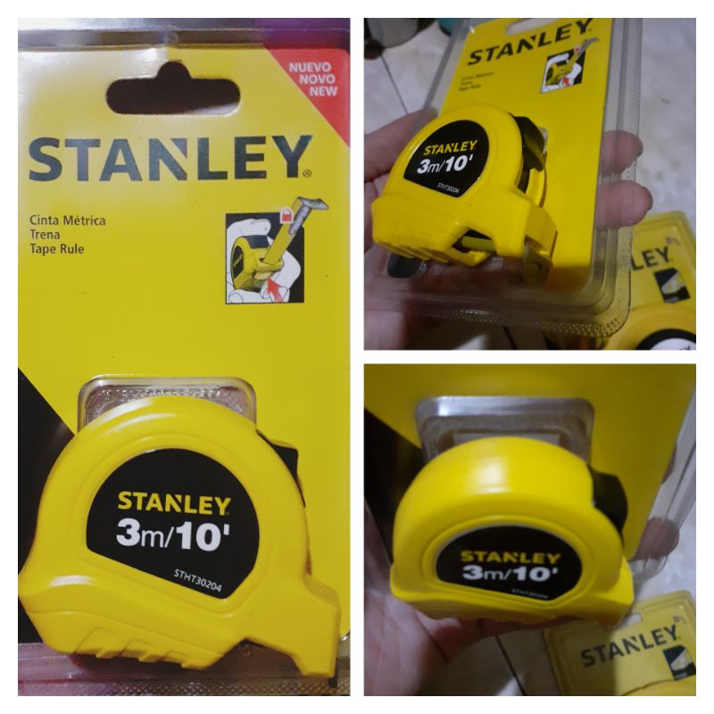 Meteran 3m Stanley STHT30204-840 Basic Tape meteran ukur Stanley