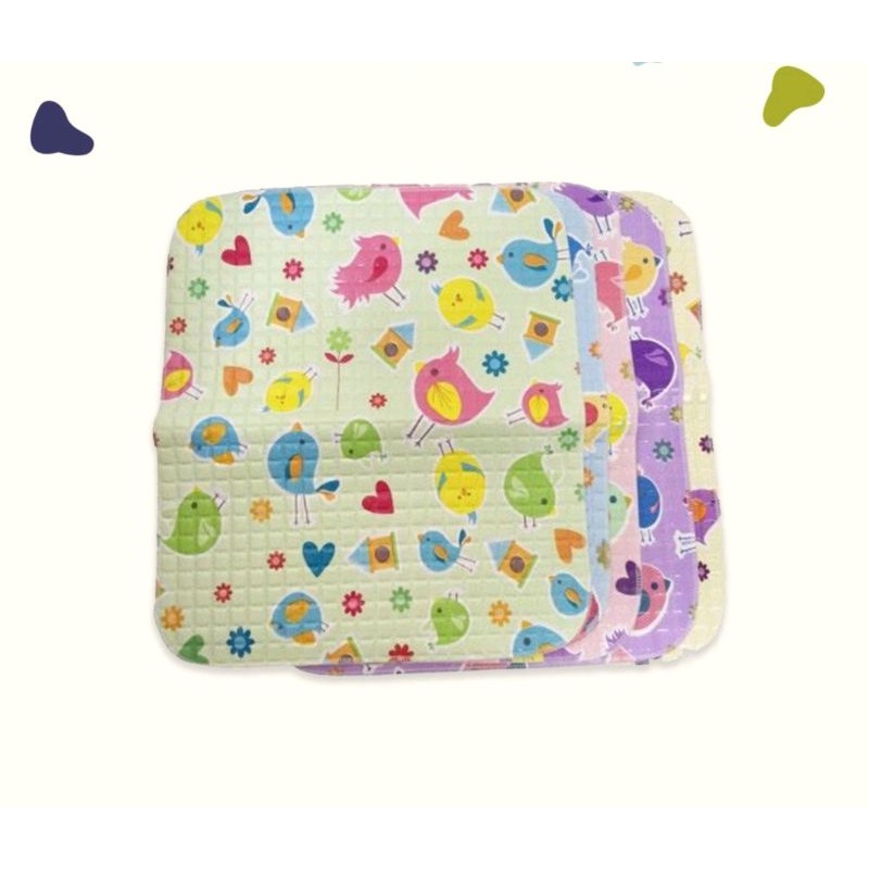 Perlak Pangku Ompol Bayi Travel 40 x 35 / Alas Stroller Perlak Pangku Bayi Murah Grosir