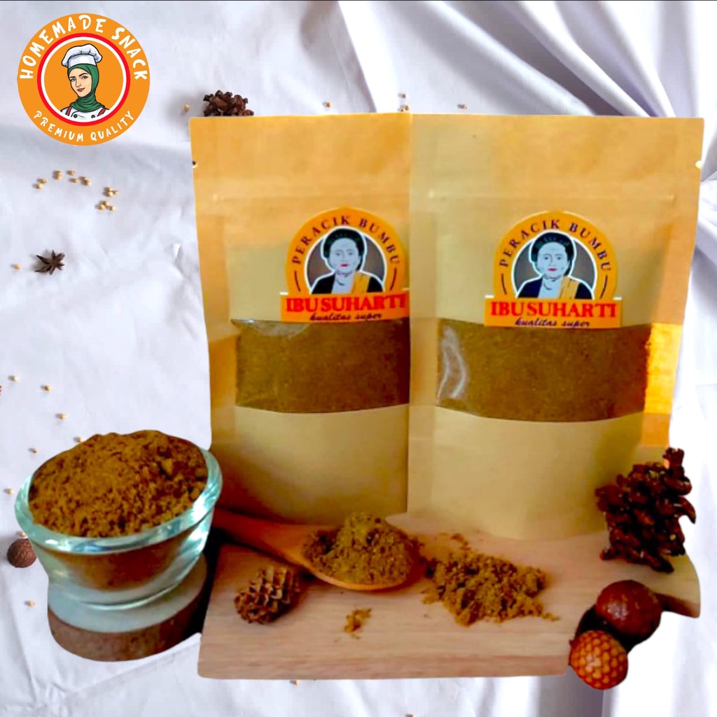 

Homemade Snack - Ibu Suharti Rempah Bumbu Rendang Special Asli Minang Rendang Powder Kualitas Premium