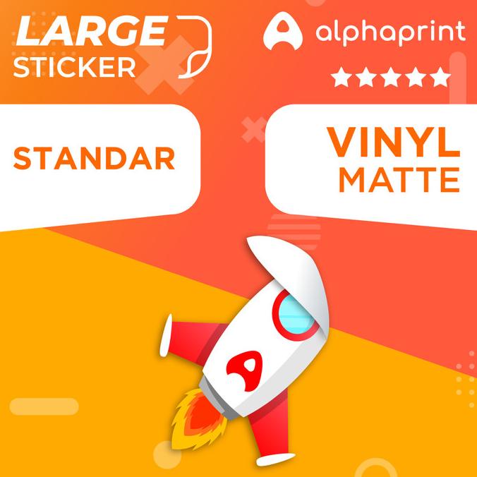 

Sticker Custom Vinyl Matte (Print & Cut)