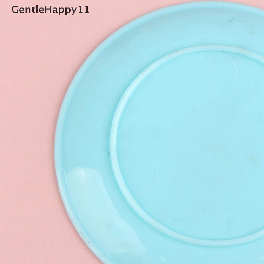GentleHappy 4Pcs Dollhouse Practical Miniature Plate DIY Miniature Dish Novelty Decoration id