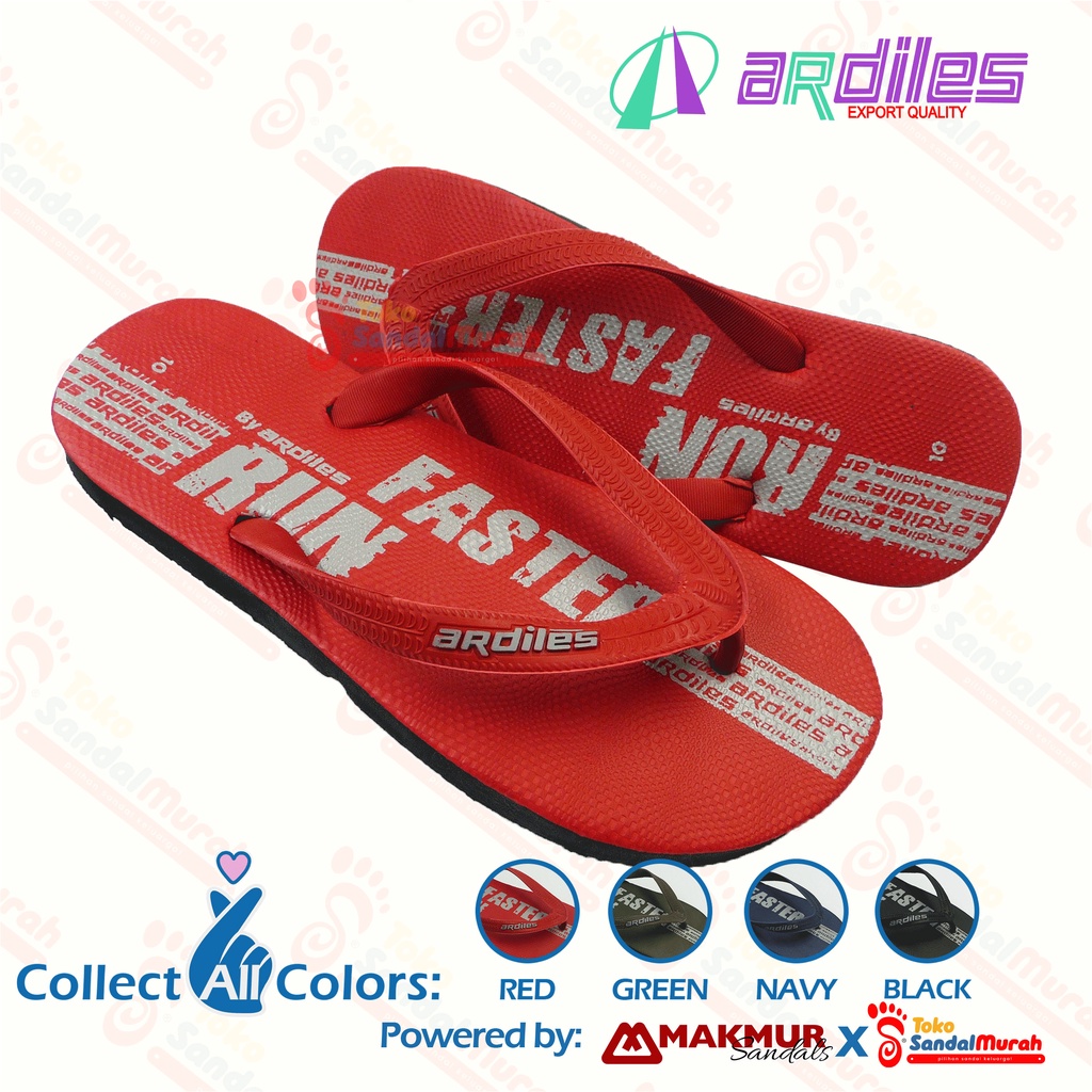 Toko Sendal Murah - Sandal Jepit Laki - Laki Dewasa / Sandal Jepit Karet Nyaman / Sandal Jepit Original / Sandal Jepit Ardiles Ronal [Toko Sendal Murah M 09 Ardiles Ronal]