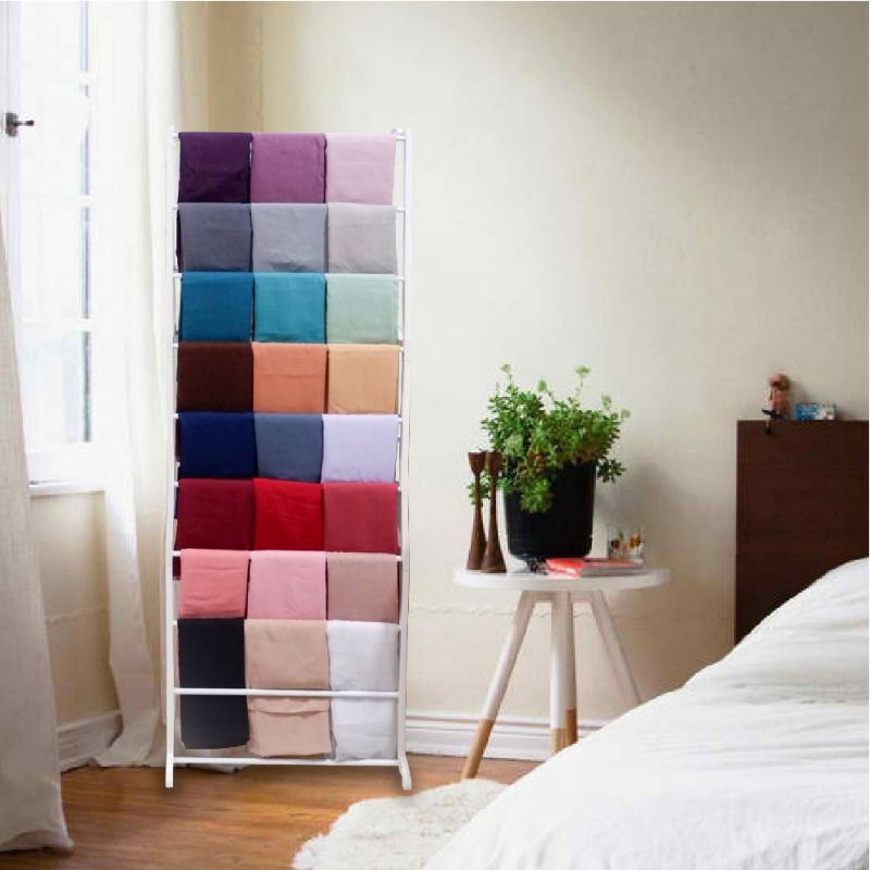 Rak Hijab Rak Kerudung Rak Hijab Multifungsi/Rak Amazing Rak Sepatu 10 Tingkat Tanpa Cover Ukuran 51