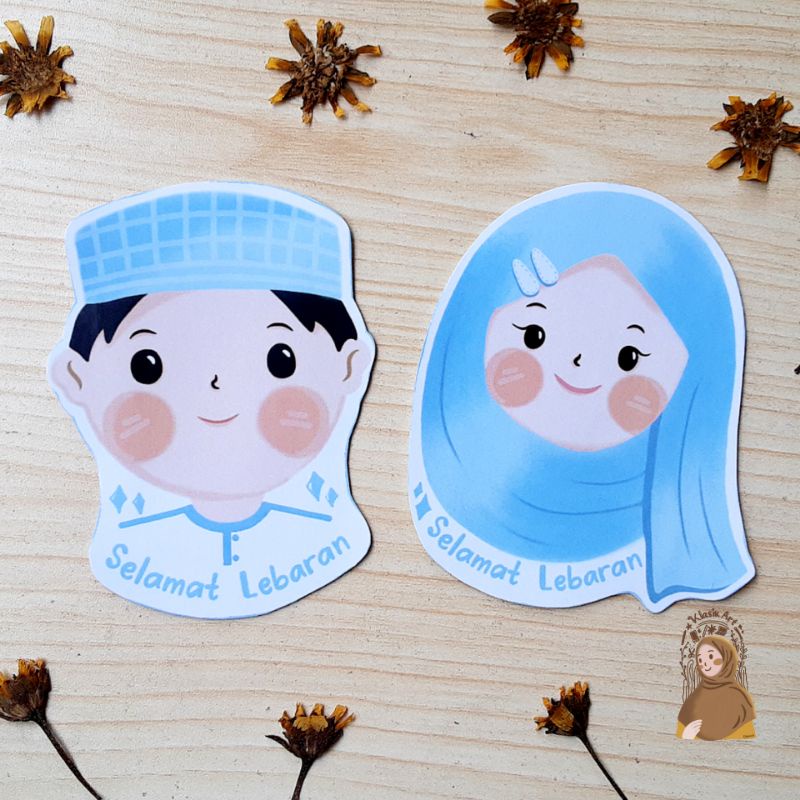 

Amplop Lebaran 3D 5pcs 2025 Karakter Lucu Unik Idul Fitri Biru
