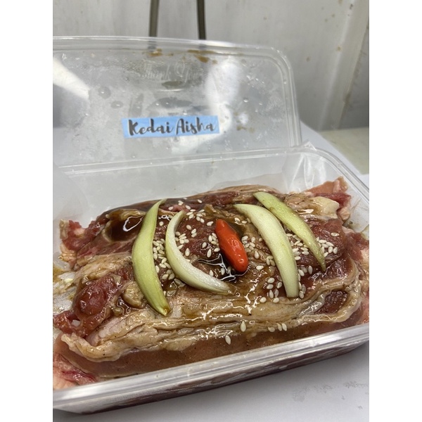 

Beef Slice BBQ | US Shortplate Beef Marinated by Suki Kane