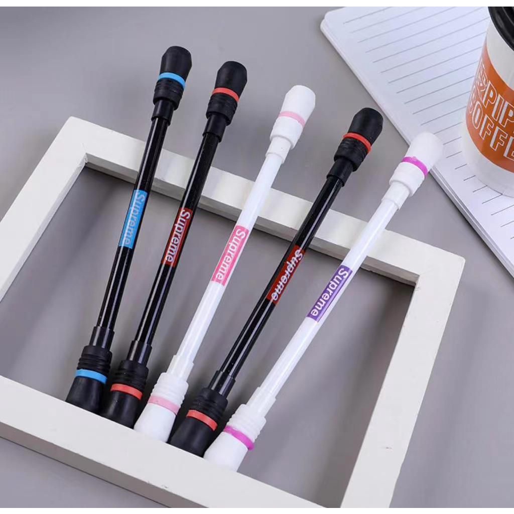 jm Pulpen Spinning NON LIGHT Original Anime Spinning Pen Light Balance Pen Oily Pen Fingers Flexible