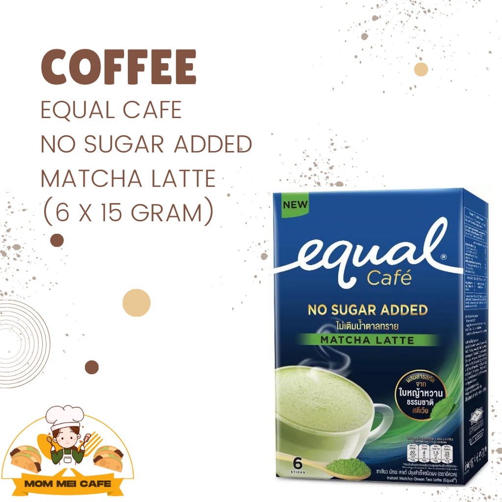 Jual Kopi EQUAL CAFE NO SUGAR ADDED MATCHA LATTE COFFEE Shopee Indonesia