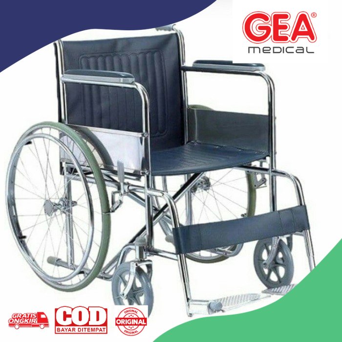 Kursi Roda GEA FS871 - 46 SOLID Ban Mati