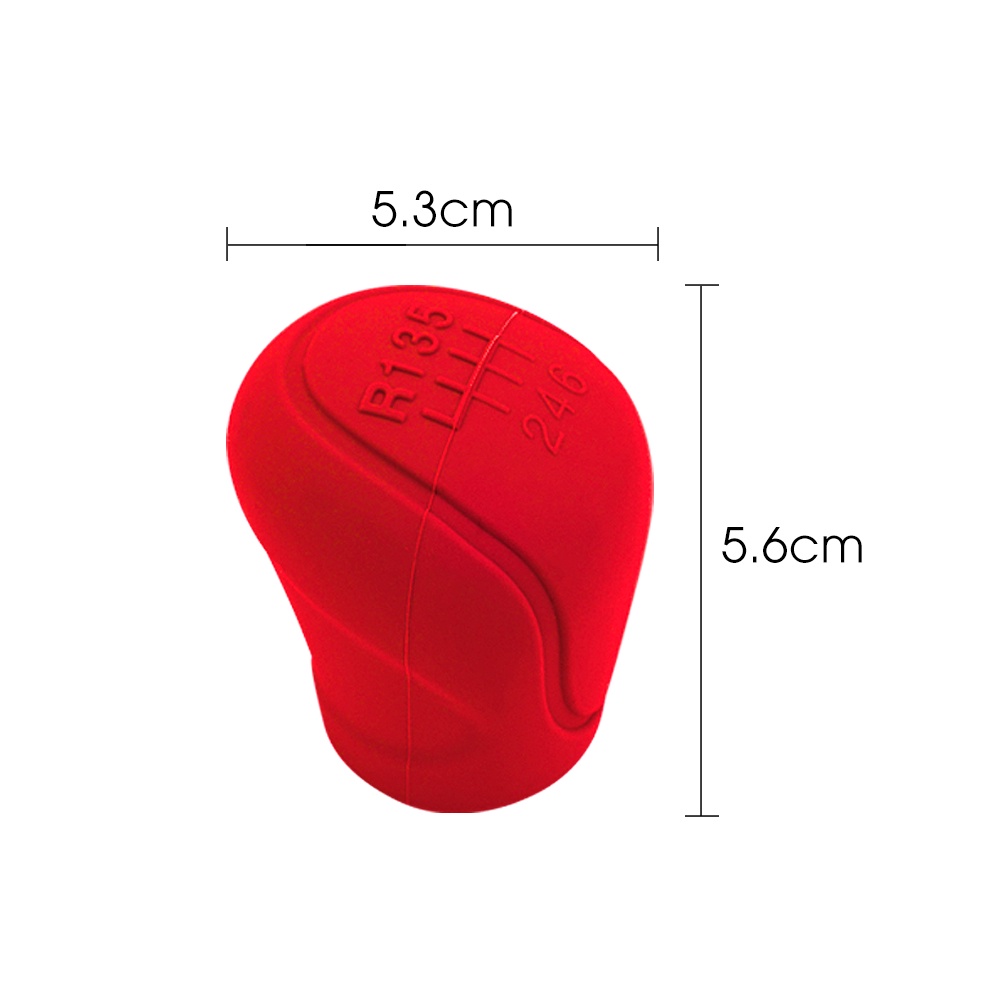 Pelindung Rem Tangan Universal Otomotif Styling Aksesoris Manual 6-Gear Hand Brake Covers Hand Brake Covers Sleeve Case Mobil Silikon Gear Shift Knob Cover