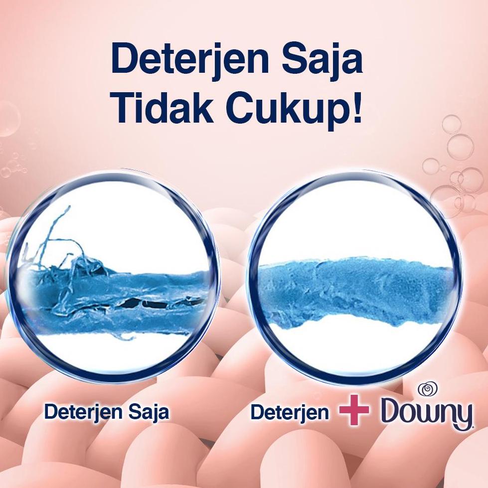 T(8W❤) Adorable TinyTAN | Downy Pelembut dan Pewangi Pakaian (650mL) - Paket Isi 4 berkualitas
