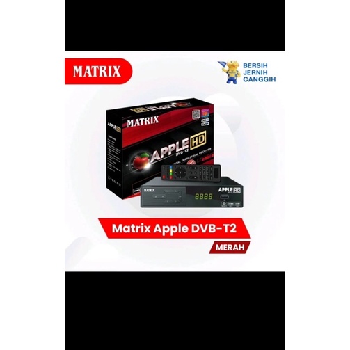 Set top box Matrix Apple merah bergaransi 2 Tahun