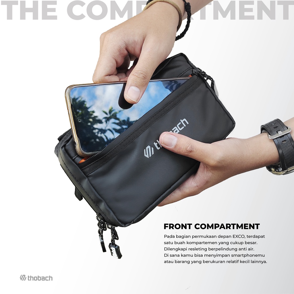 THOBACH - SLING POUCH SLING PHONE WATERPROOF EXCO TAS SELEMPAN DOMPET KARTU WALLET HAND BAG CLUTCH