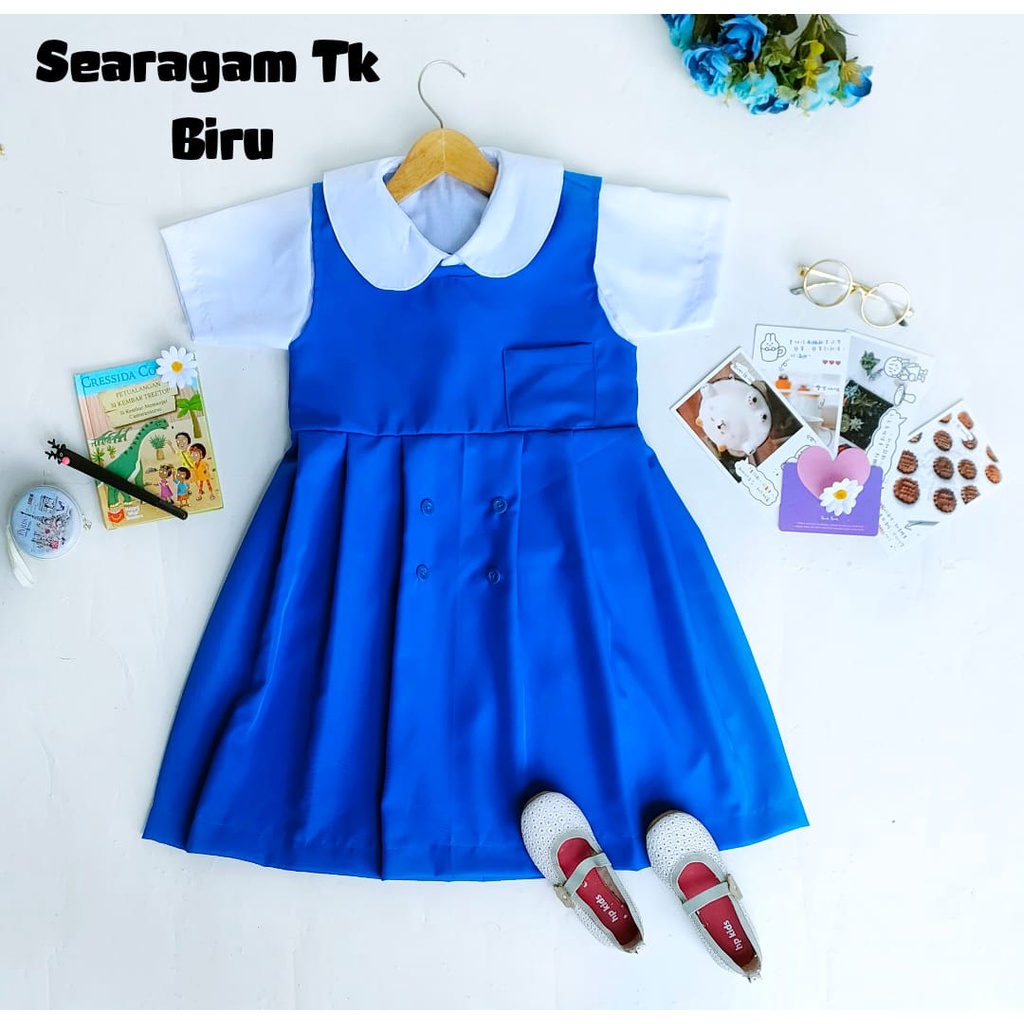 SERAGAM TK / SERAGAM ANAK TK / SERAGAM SEKOLAH ANAK PEREMPUAN / BAJU SEKOLAH / SERAGAM SEKOLAH