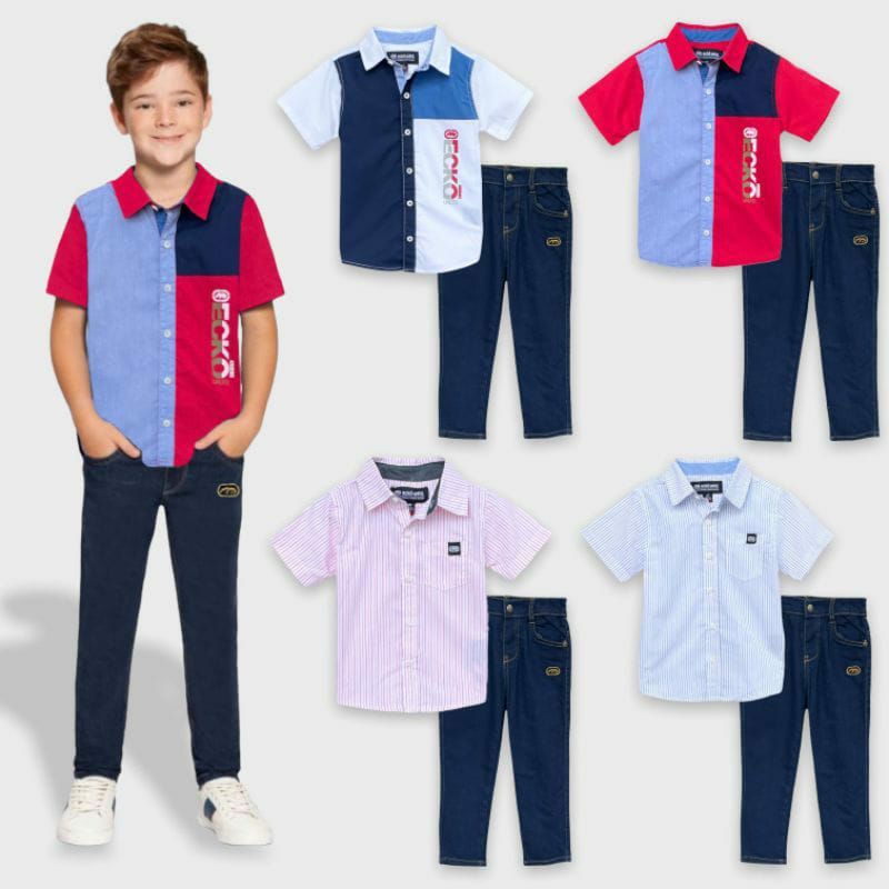 Setelan anak laki laki ecko unltd Original
