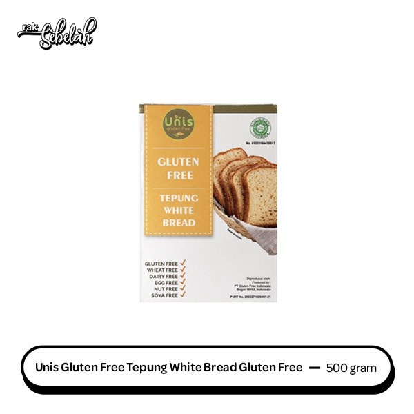

Unis Gluten Free Tepung White Bread Gluten Free 500gr