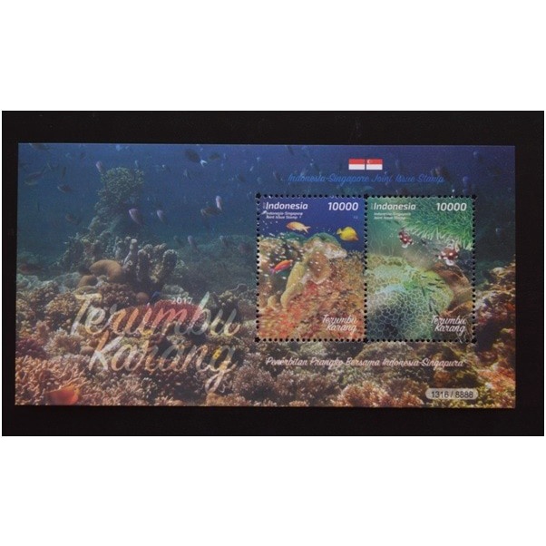 

✨NEW✨ - PERANGKO JOIN ISSUE DG SINGAPORE - TERUMBU KORANG 2017 SS .