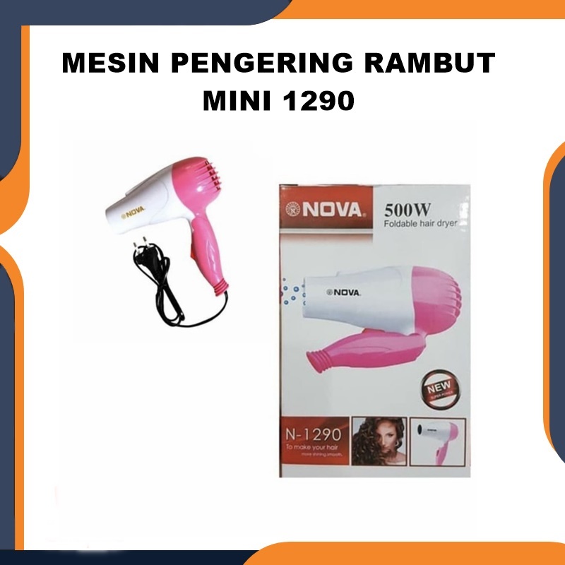 MESIN PENGERING RAMBUT MINI 1290 HAIRDRYER