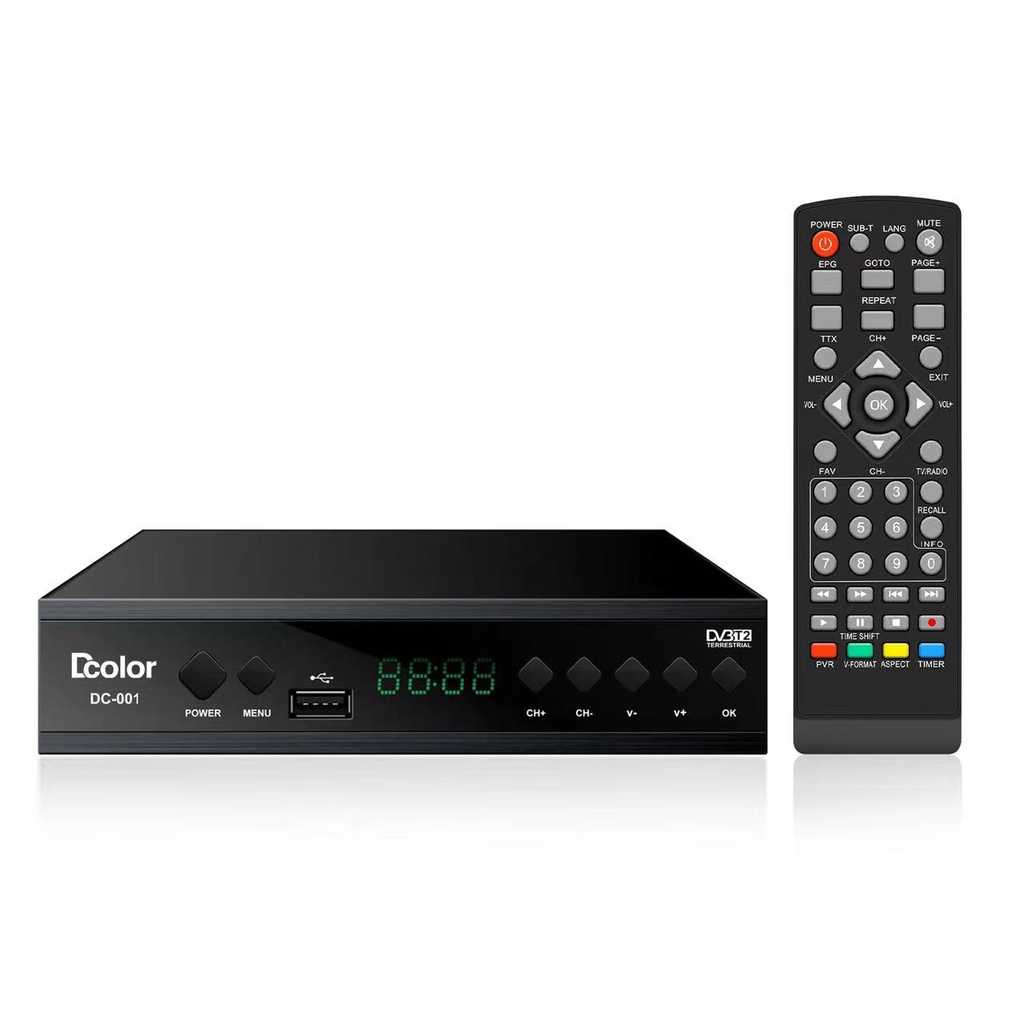 DVB-T2 Set Top Box Digital TV Tuner STB