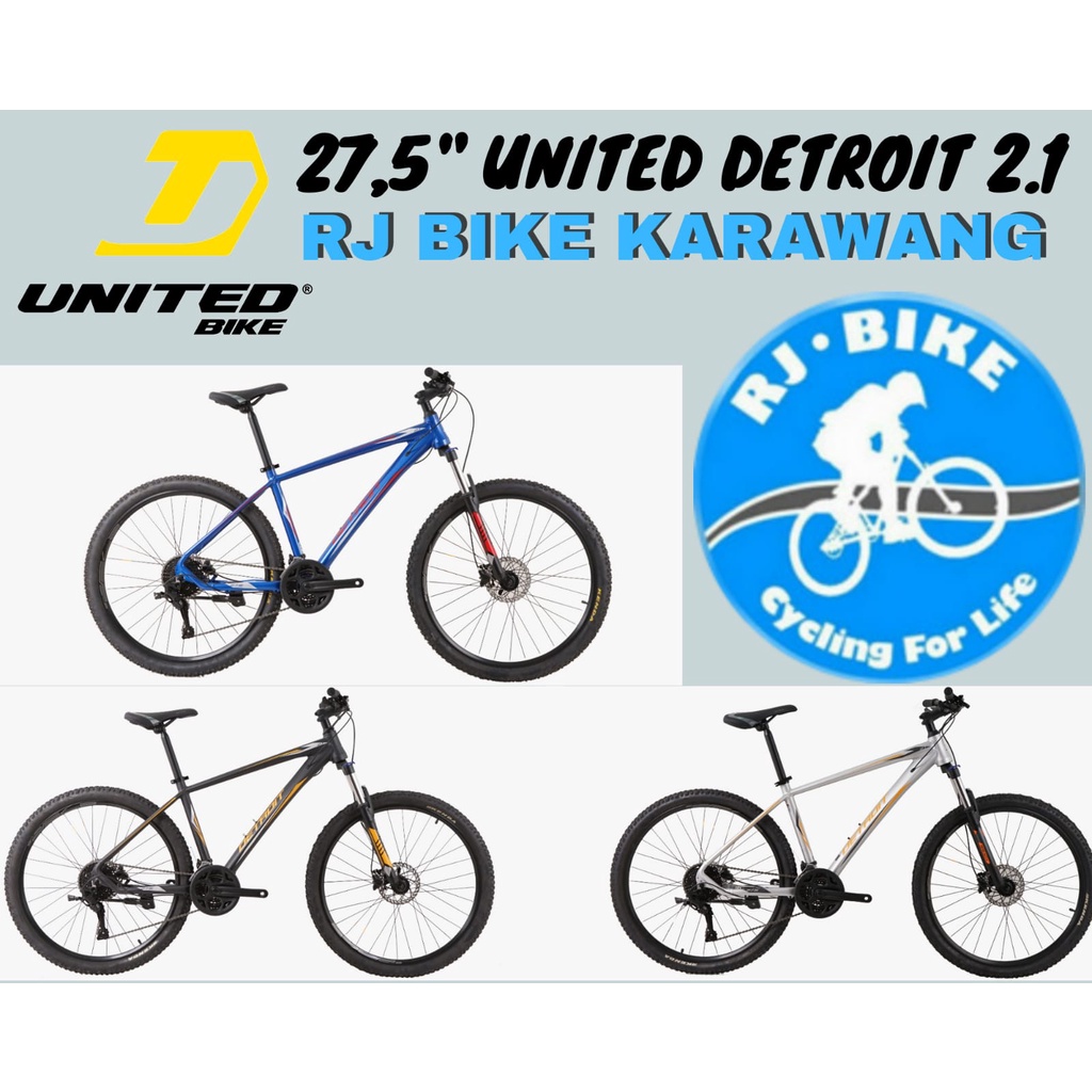 SEPEDA GUNUNG DEWASA MTB 27.5 United Detroit 2.1