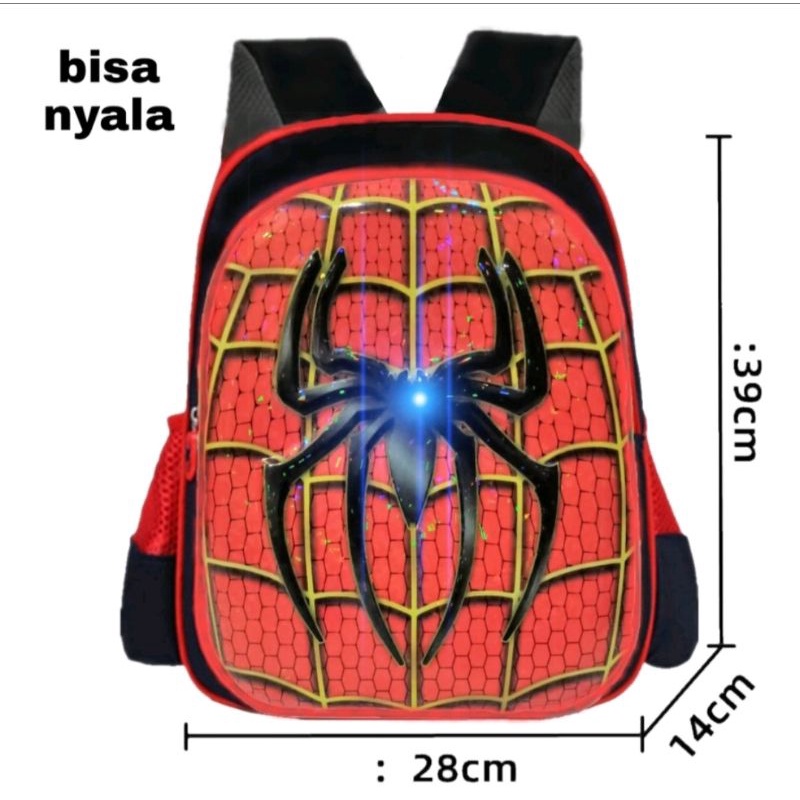 tas anak batmen/tas anak SD/tas anak sekolah/tas anak timbul 3 dimensi/tas anak timbul led/tas anak TK/tas anak laki-laki/tas anak karakter