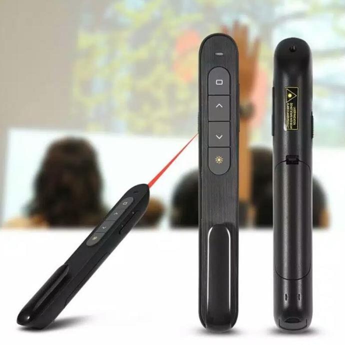 Wireless Remote Control USB PowerPoint Presentasi Laser Pointer pen