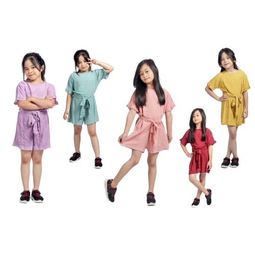 Promo Pakaian Anak Perempuan HEERA Jumpsuit Kids KEKINIAN