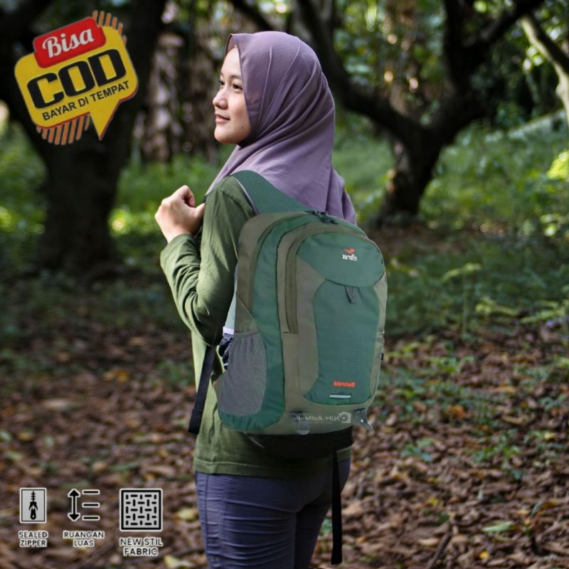 Daypack 25 Liter Tas Ransel Adventure Semi Carier Pria Outdoor Hiking Original Elbrus Brand
