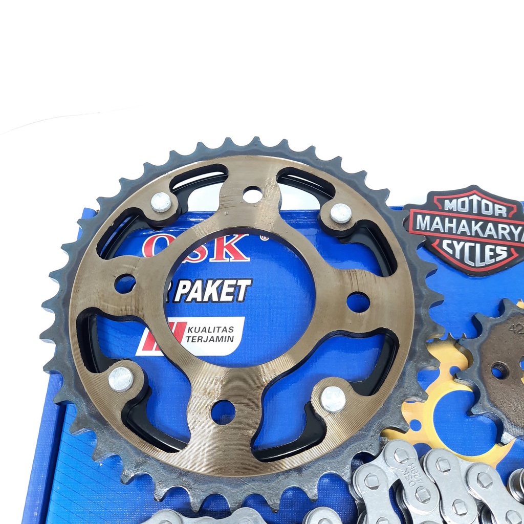 GEARSET RANTAI PAKET GIRSET GIR PAKET SPROKET HONDA REVO ABSOLUTE BLADE GEARSET OLD KWB