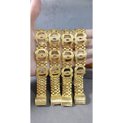 Gelang sepuh sepuhan emas warna seperti emas 99
