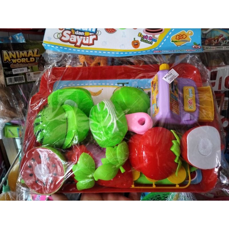 MAINAN BUAH POTONG / BUAH POTONG / MAINAN BUAH/ MAINAN MURAH / BUAH BUAHAN