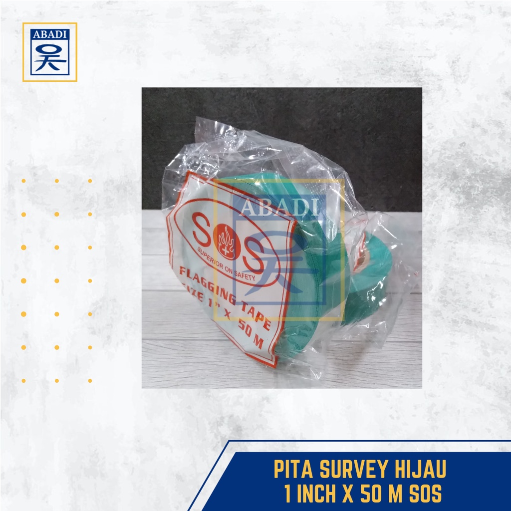 

PITA SURVEY HIJAU 1 INCH X 50 M SOS