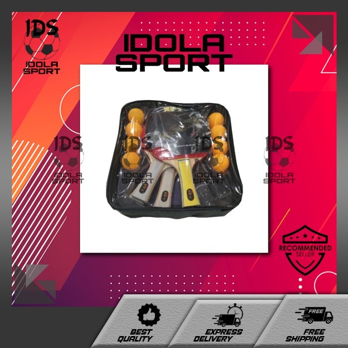 BET PINGPONG -BET TENISMEJA YASAKA ISI 4 SET LENGKAP FREE TAS DAN BOLA
