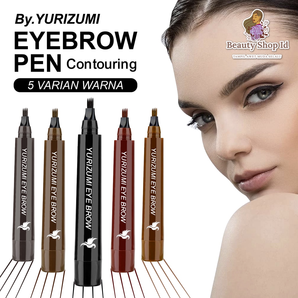 Beuaty Jaya - Lameila Eyebrow 4 Tip Brow Pensil Alis Berkepala 4 Tahan Air Tahan Keringat Tahan Lama 784