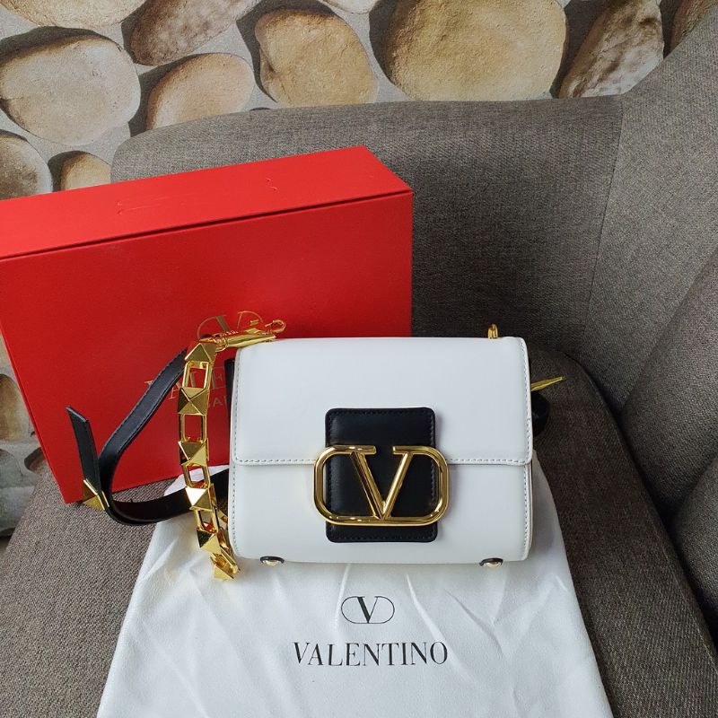 Tas Valentino Garavani Stud Sign Shoulder Grainy