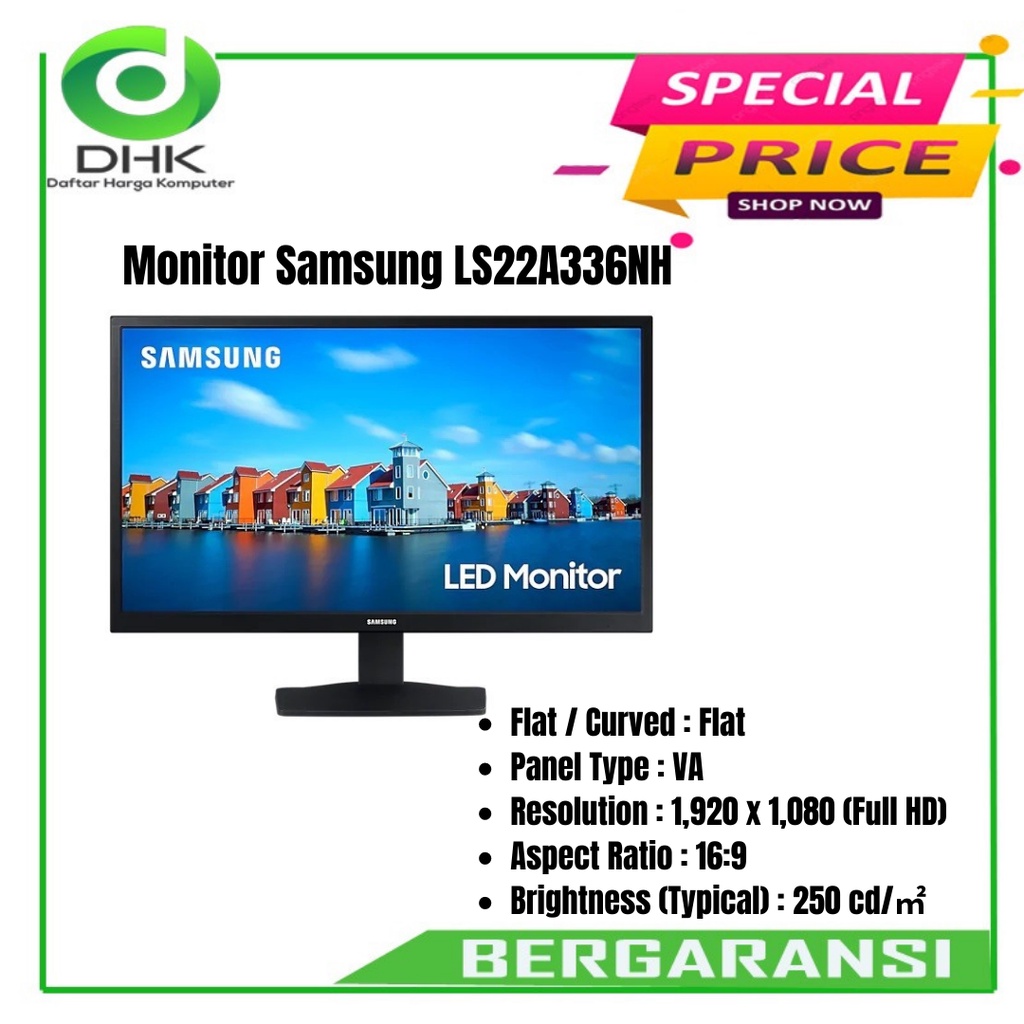 Monitor LED Samsung LS22A336NH 22Inch HDMI