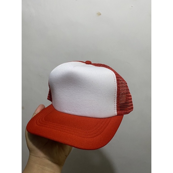 TOPI TRUCKER JALA JARING HITAM POLOS MURAH